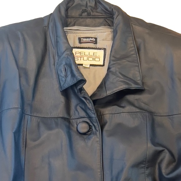 Wilsons Leather Pelle Studio Thinsulate Ultra Insulated Leather Jacket B… - Picture 2 of 8